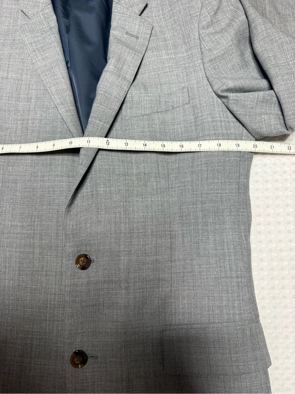 J. Crew Voyager Thompson Sport Coat Blazer Men 40L Gray Wool Wedding Guest